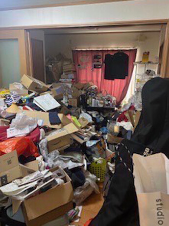 ゴミ屋敷片付け作業実績